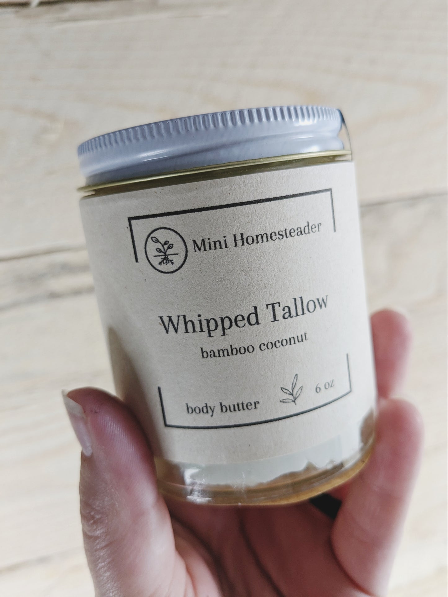 Bamboo Coconut Whipped Tallow Body Butter 6oz