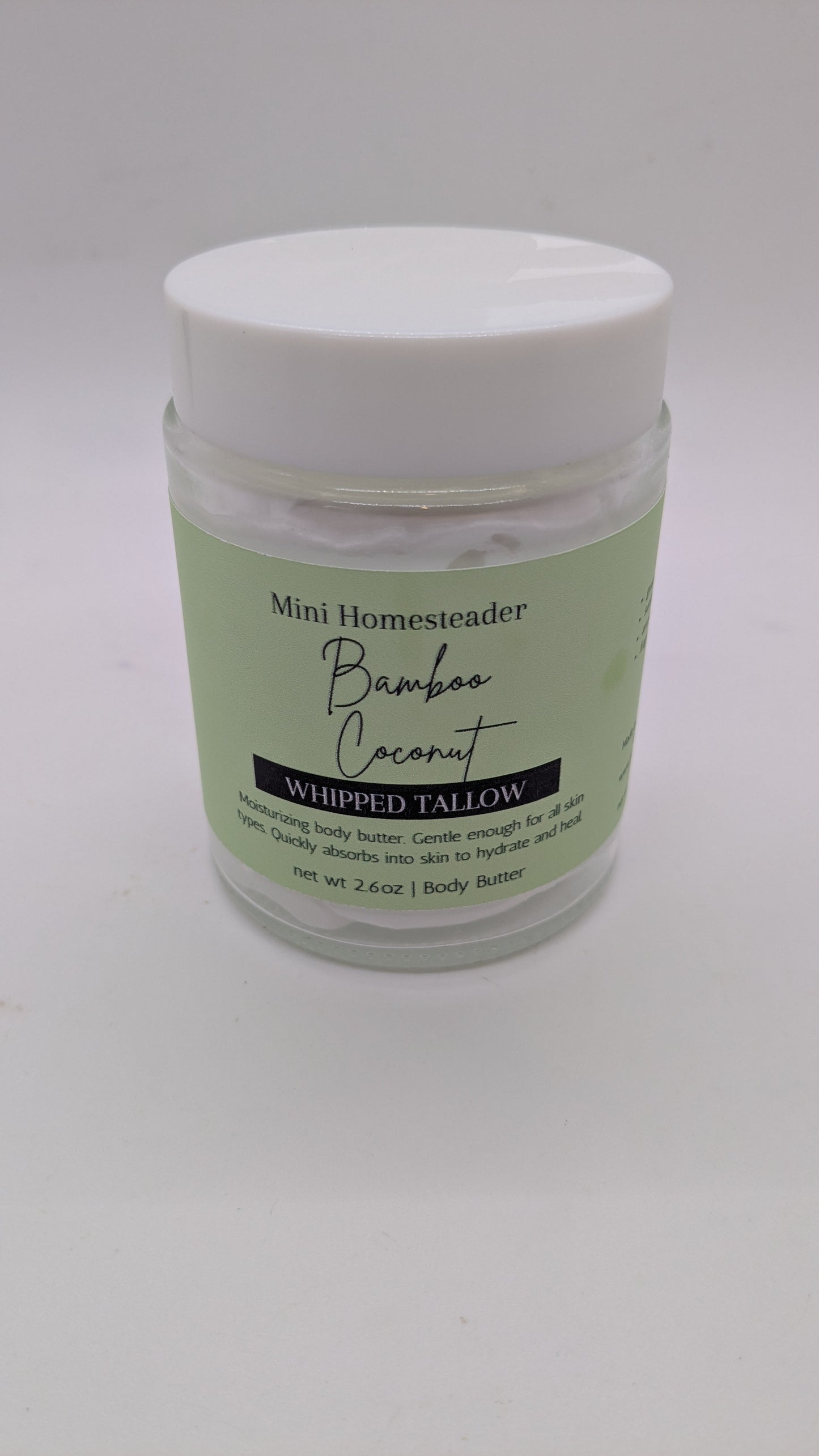 Bamboo Coconut Whipped Tallow Body Butter 6oz