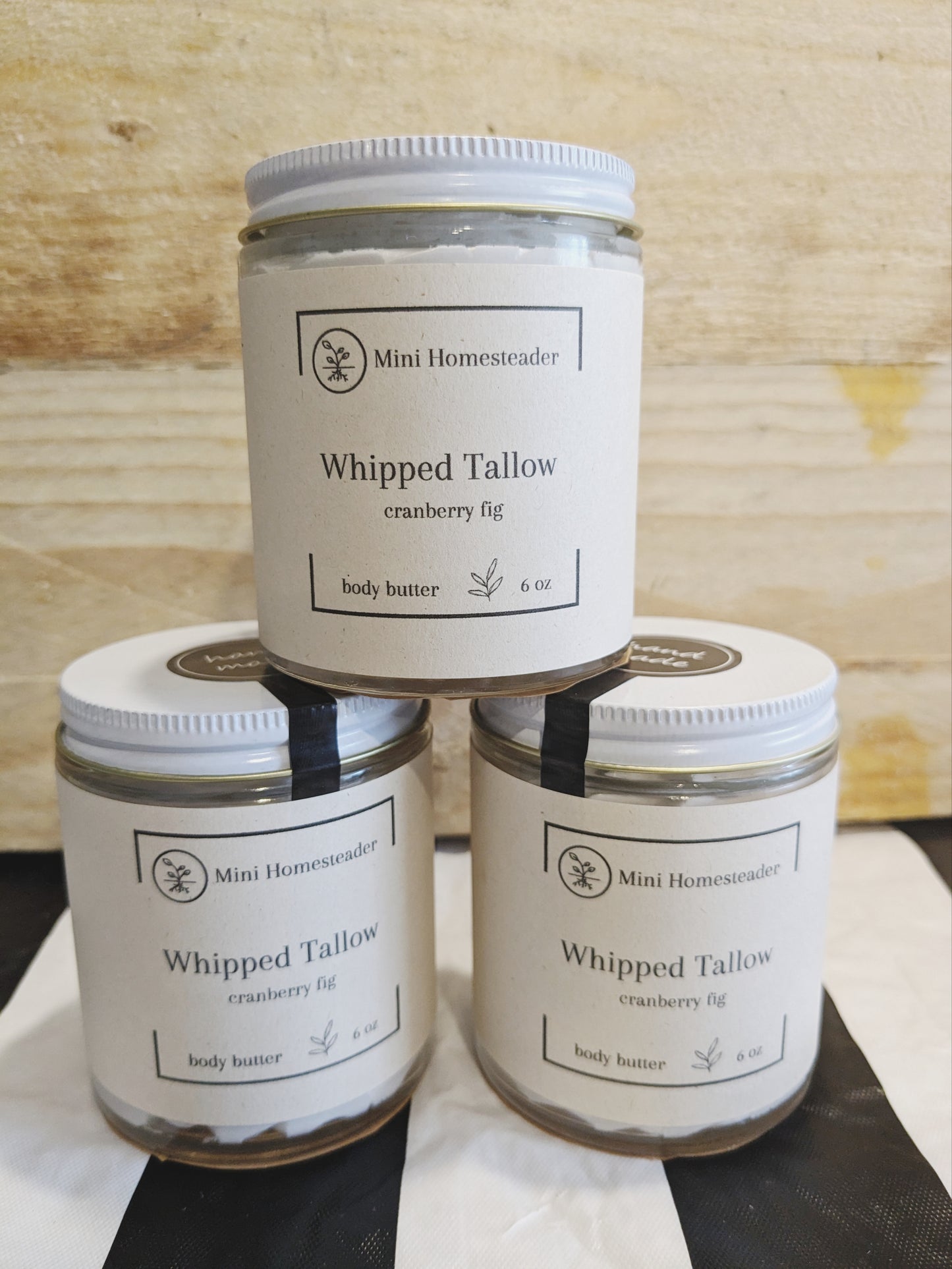 Cranberry Fig Whipped Tallow Body Butter 6oz