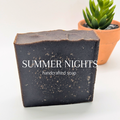 Summer NightsHandmade Soap 4oz – Natural Coconut Oil Bar Soa