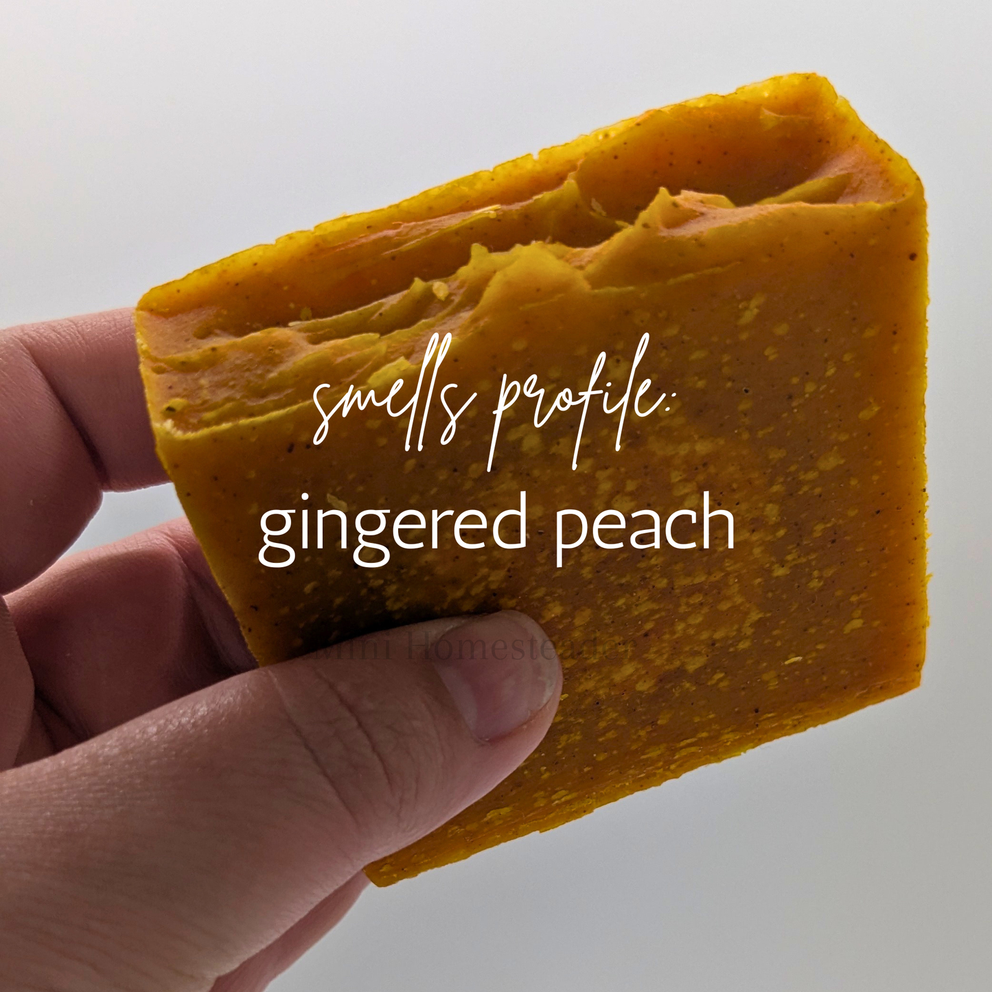Peach Tea Handmade Soap 4oz – Natural Coconut Oil Bar Soap