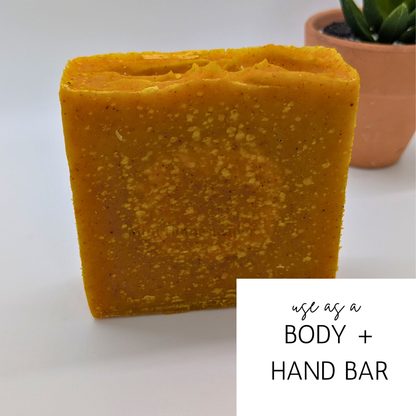 Peach Tea Handmade Soap 4oz – Natural Coconut Oil Bar Soap