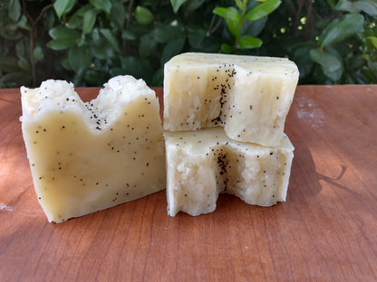 Lemongrass Poppy Seed Bar Soap - 4oz