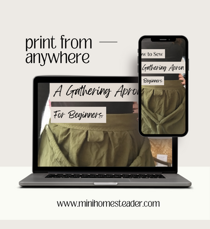 Harvest Apron Pattern l Digital Download