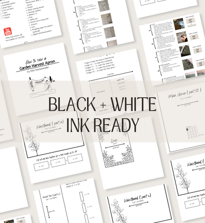 Harvest Apron Pattern l Digital Download