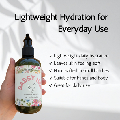 Sassy Hen Tallow Lotion 8oz