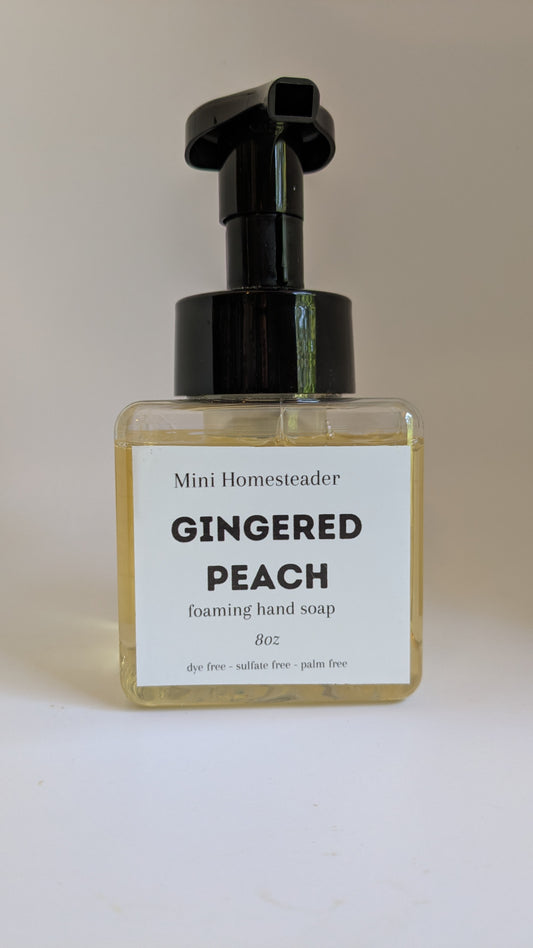 Gingered Peach Foaming Hand Soap - 8oz