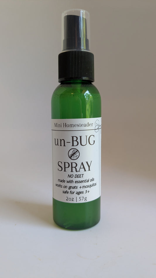 Deet free bug spray- Mini Homesteader 