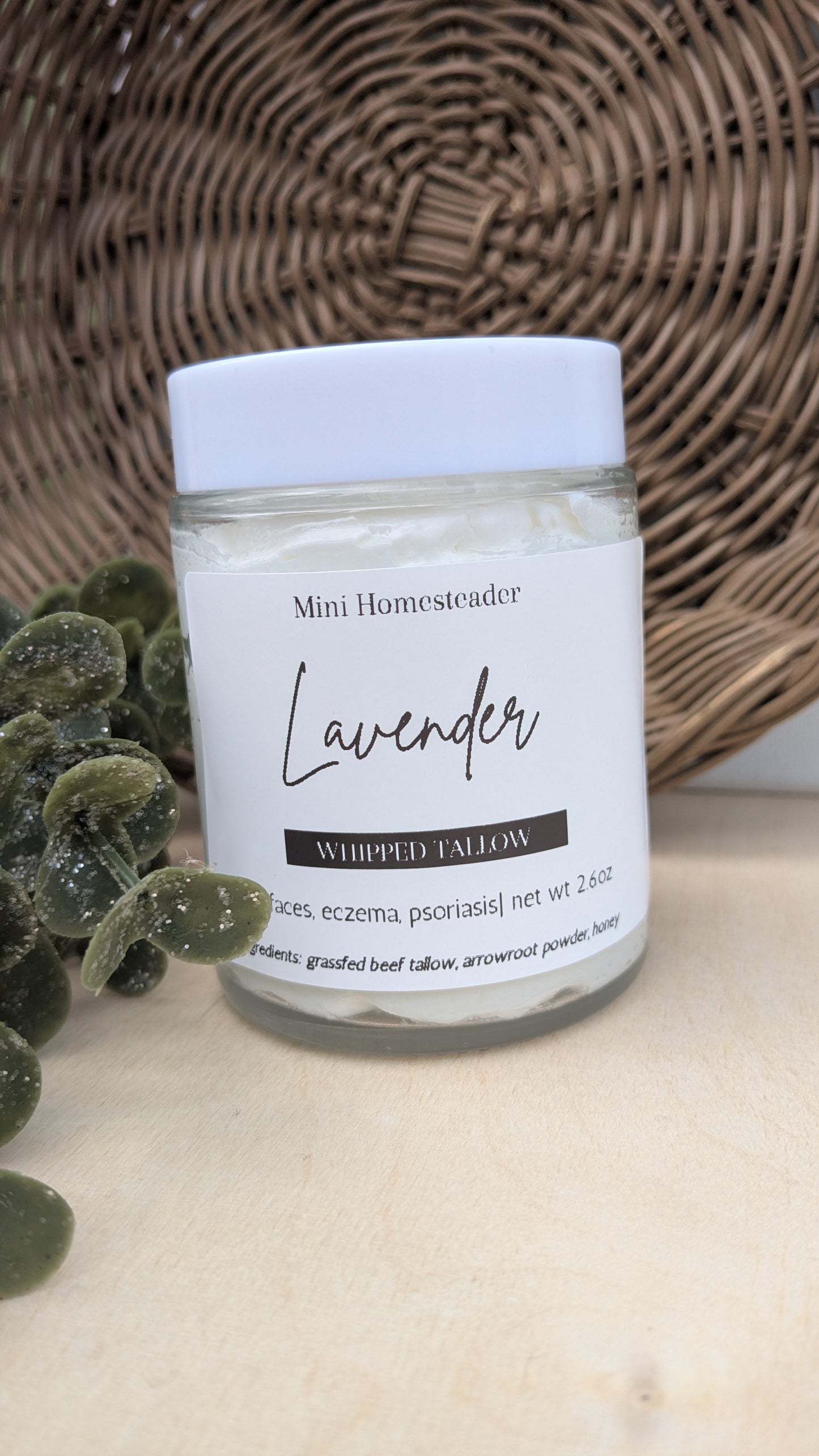 Lavender Whipped Tallow Body Butter 6oz