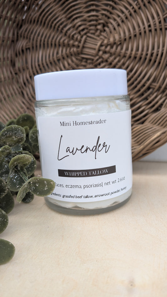 Lavender Whipped Tallow Body Butter 6oz