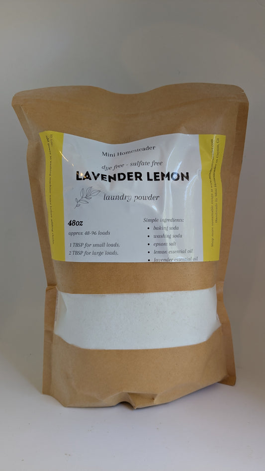 Lavender Lemon Laundry Powder - 48oz