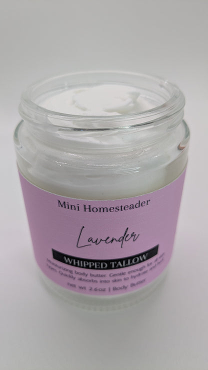 Lavender Whipped Tallow Body Butter 6oz