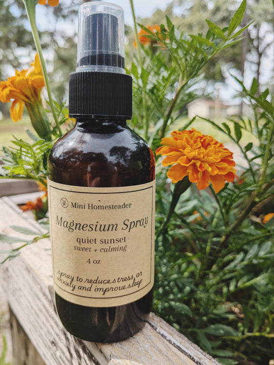 Magnesium Oil Spray - Vanilla Sunset 4oz