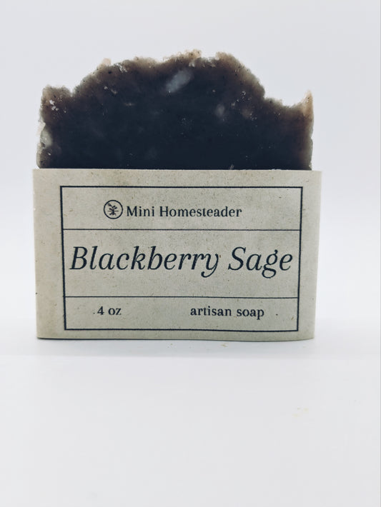 Blackberry Sage Bar Soap - 4oz